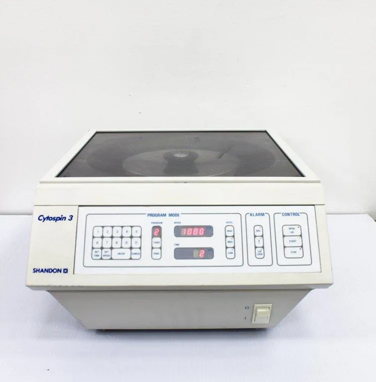 Shandon Cytospin 3 Cytocentrifuge Centrifugation Rotor Included Tested