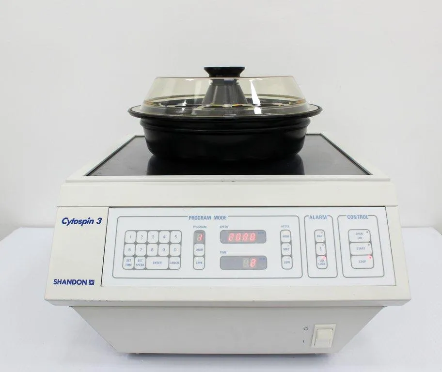 Shandon Cytospin 3 Cytocentrifuge Centrifugation Rotor Included Tested