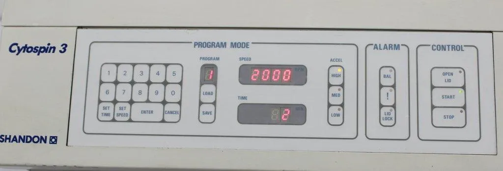 Shandon Cytospin 3 Cytocentrifuge Centrifugation Rotor Included Tested