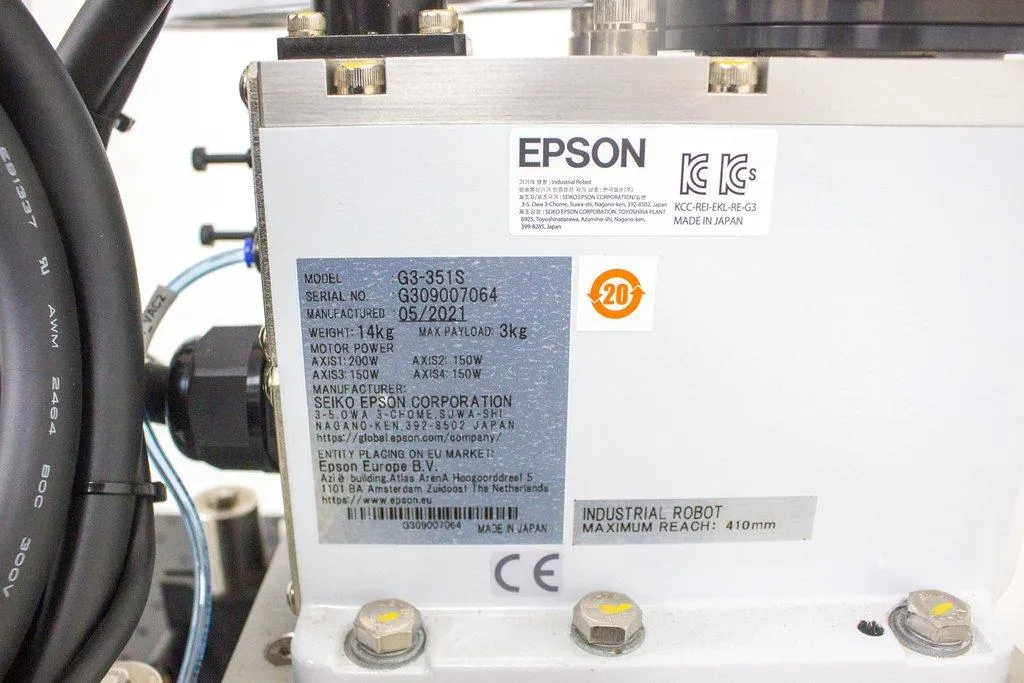 Epson G3-351S SCARA Robot Arm