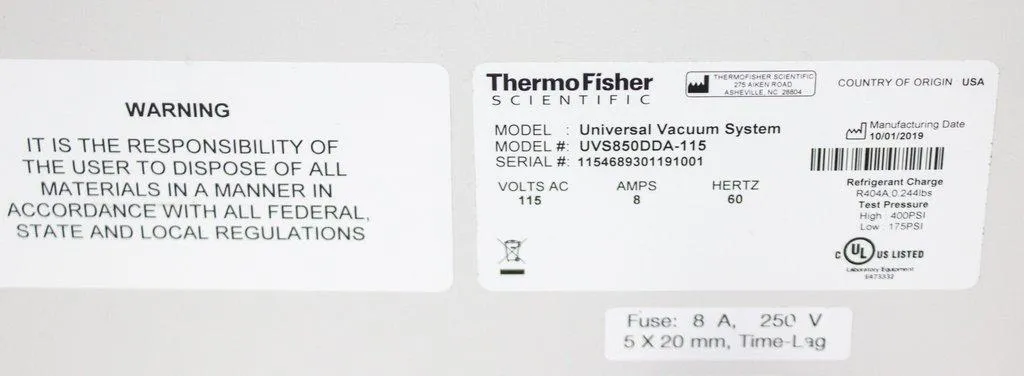 Thermo Savant SpeedVac SPD140DDA Vacuum Concentrator Nitrogen Evaporator