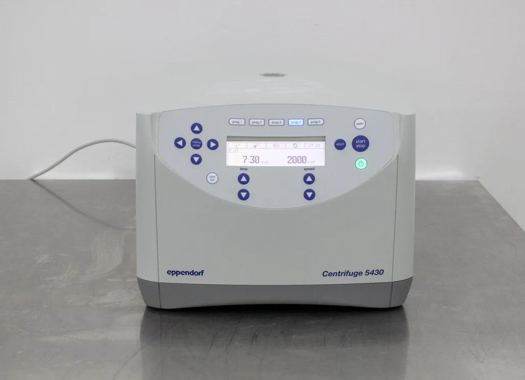 Eppendorf 5430 Centrifuge with Rotor Benchtop Centrifuge
