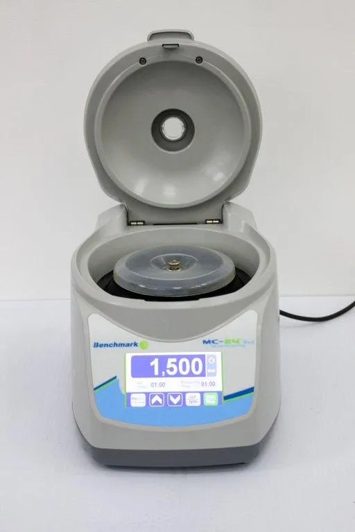 Benchmark MC-24 Touch High Speed Microcentrifuge 17k RPM, Imbalance Detection