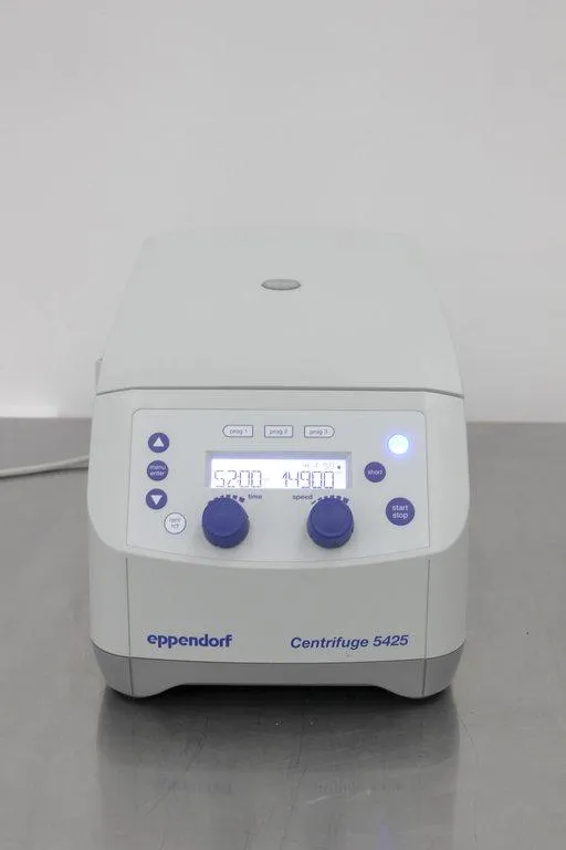 Eppendorf Centrifuge 5425 Benchtop Centrifuge 24-Place Rotor Tested 120V