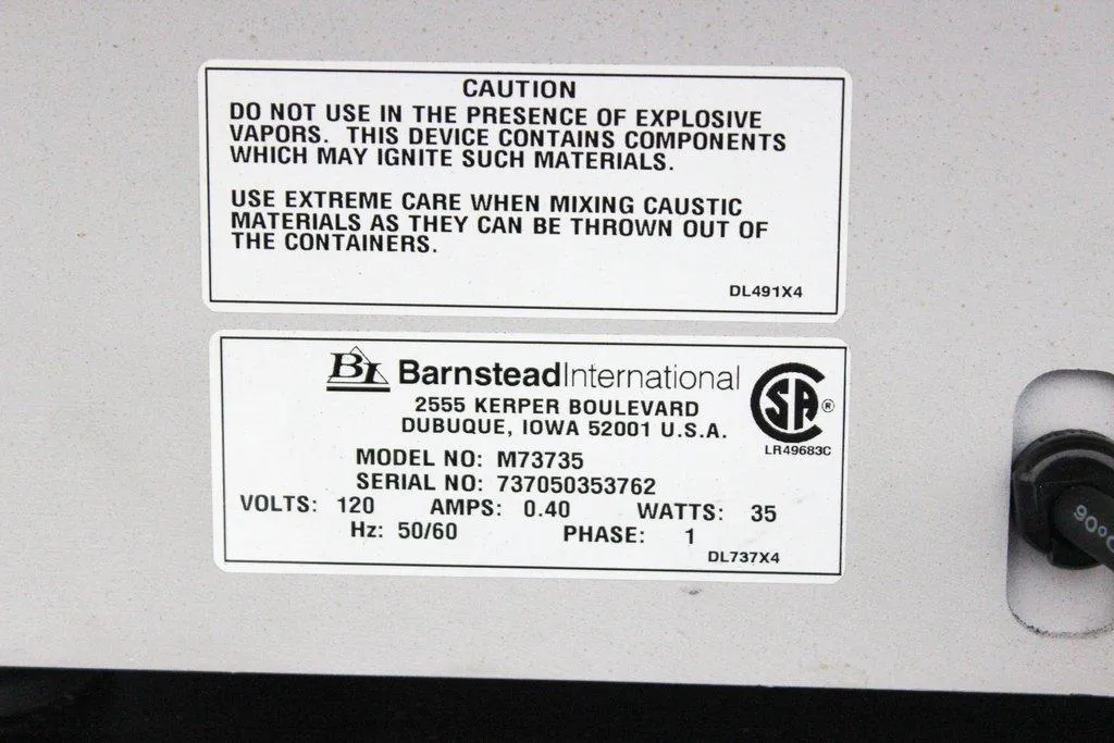 Barnstead M73735 Platform Shaker VG Cond 120V Oscillator Digital