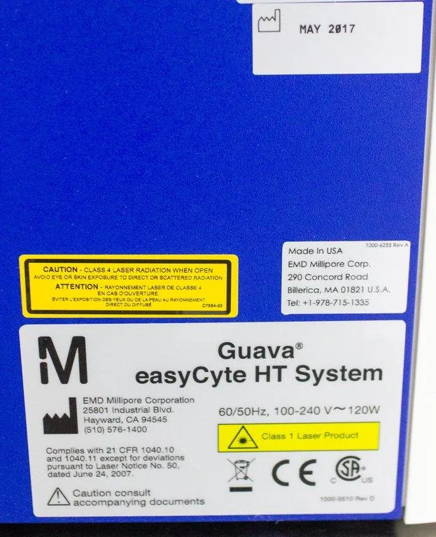 EMD Millipore Guava easyCyte HT System Flow Cytometer