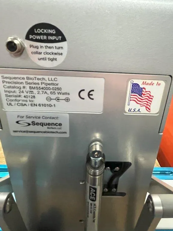 Sorenson Benchtop pipettor 250/69