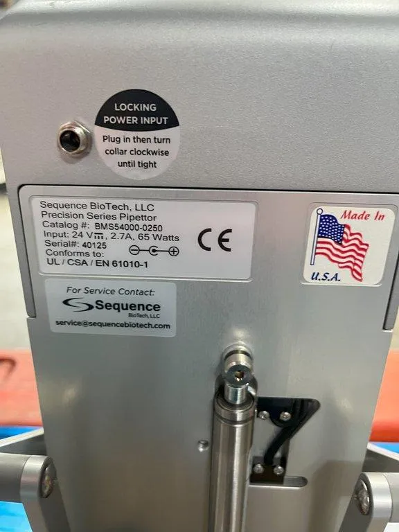 Sequence Biotech, LLC Precision series Pipettor 250/96