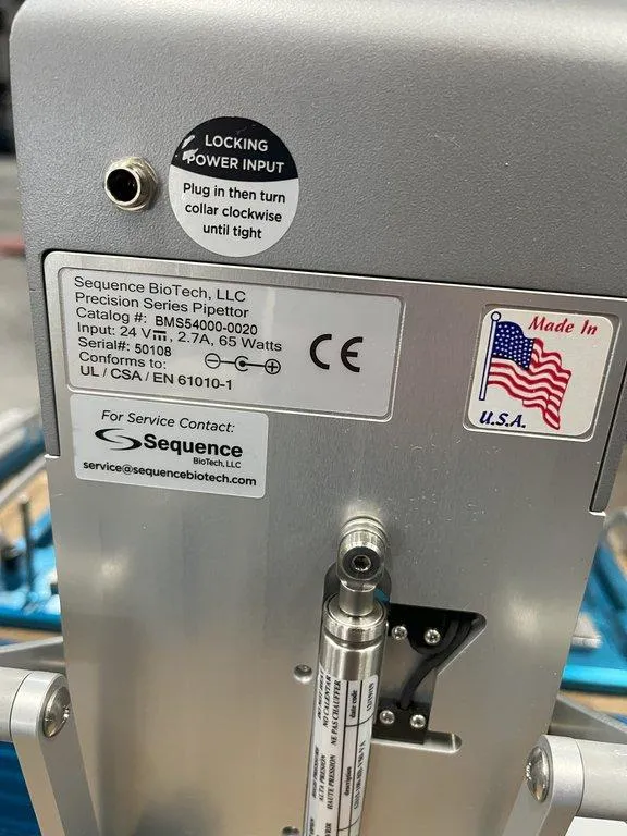 Sequence Biotech, LLC Precision series Pipettor 20/96