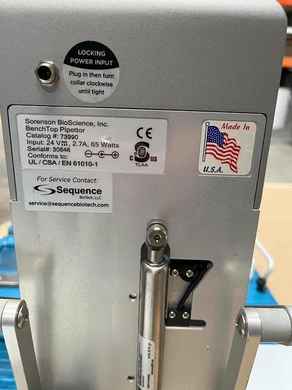 Sorenson Benchtop pipettor 20/96