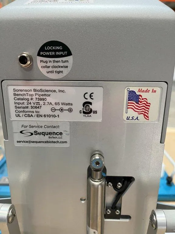 Sorenson Benchtop pipettor 20/96