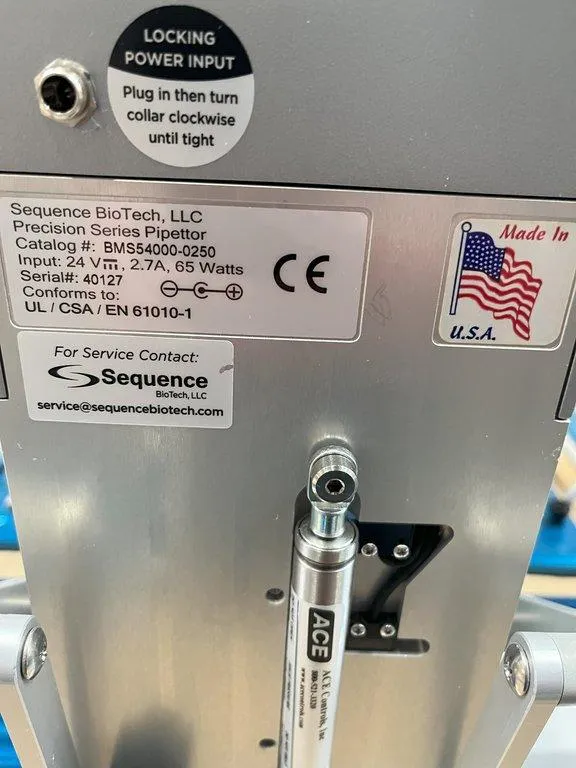 Sorenson Benchtop pipettor 250/96