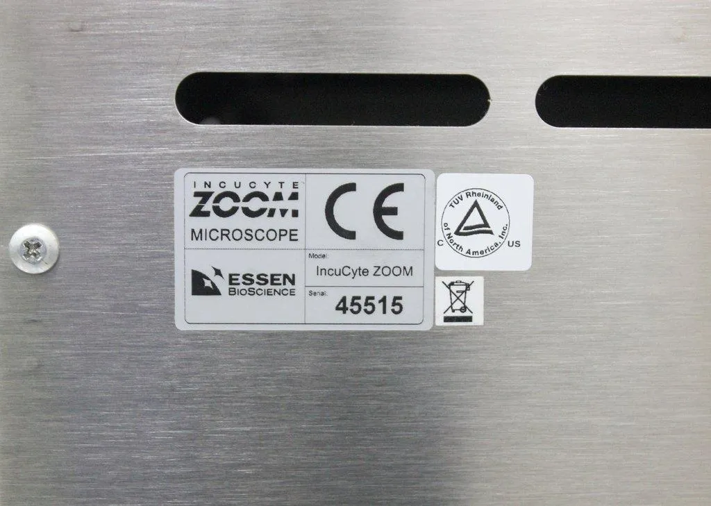 Essen IncuCyte Zoom Microscope Imager Nikon Plan Flour 10X Lens Included