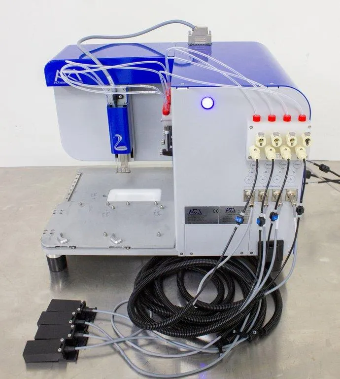 ARI Cobra Automated Liquid Handler Nano Dispenser 1 & 4 Channel Versions Dynamic Range 300nL to 5uL