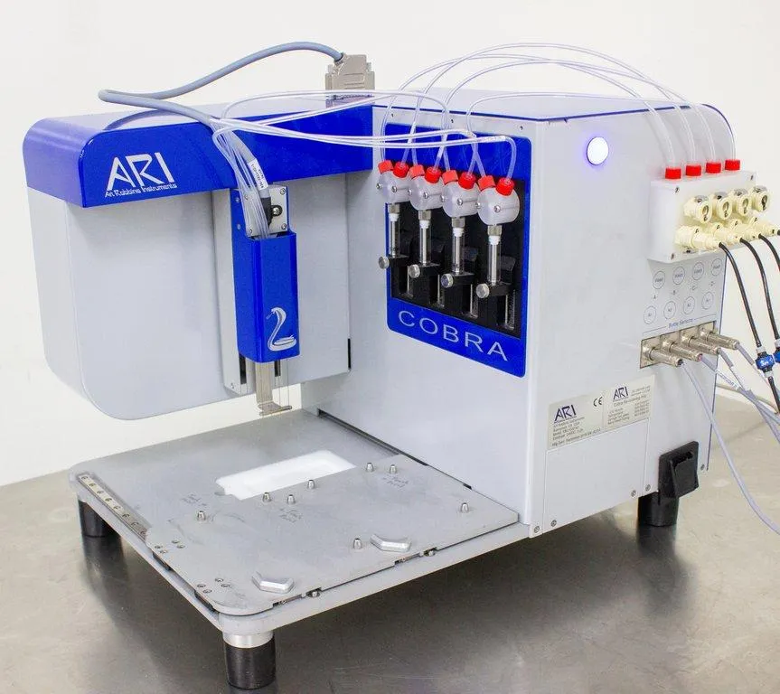 ARI Cobra Automated Liquid Handler Nano Dispenser 1 & 4 Channel Versions Dynamic Range 300nL to 5uL