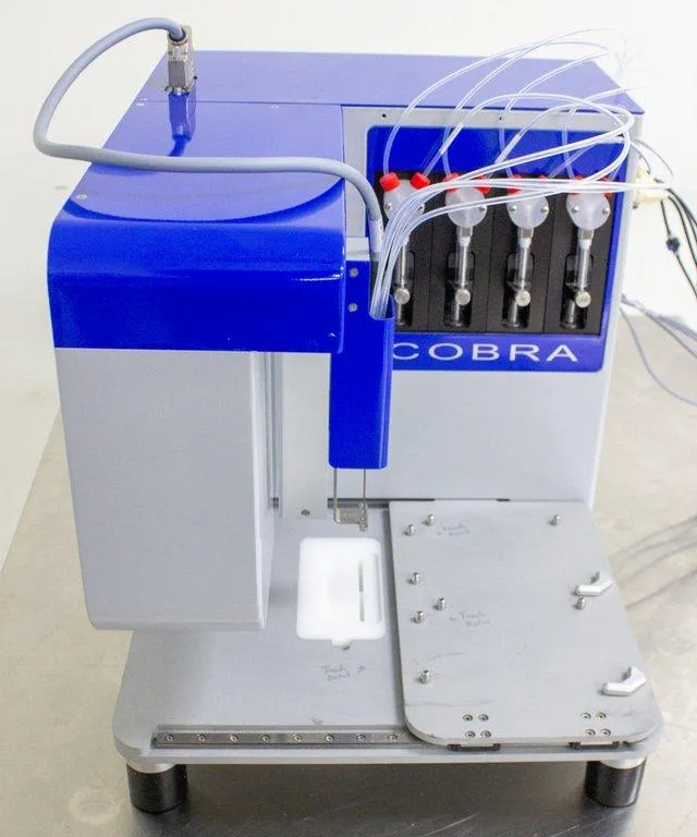 ARI Cobra Automated Liquid Handler Nano Dispenser 1 & 4 Channel Versions Dynamic Range 300nL to 5uL