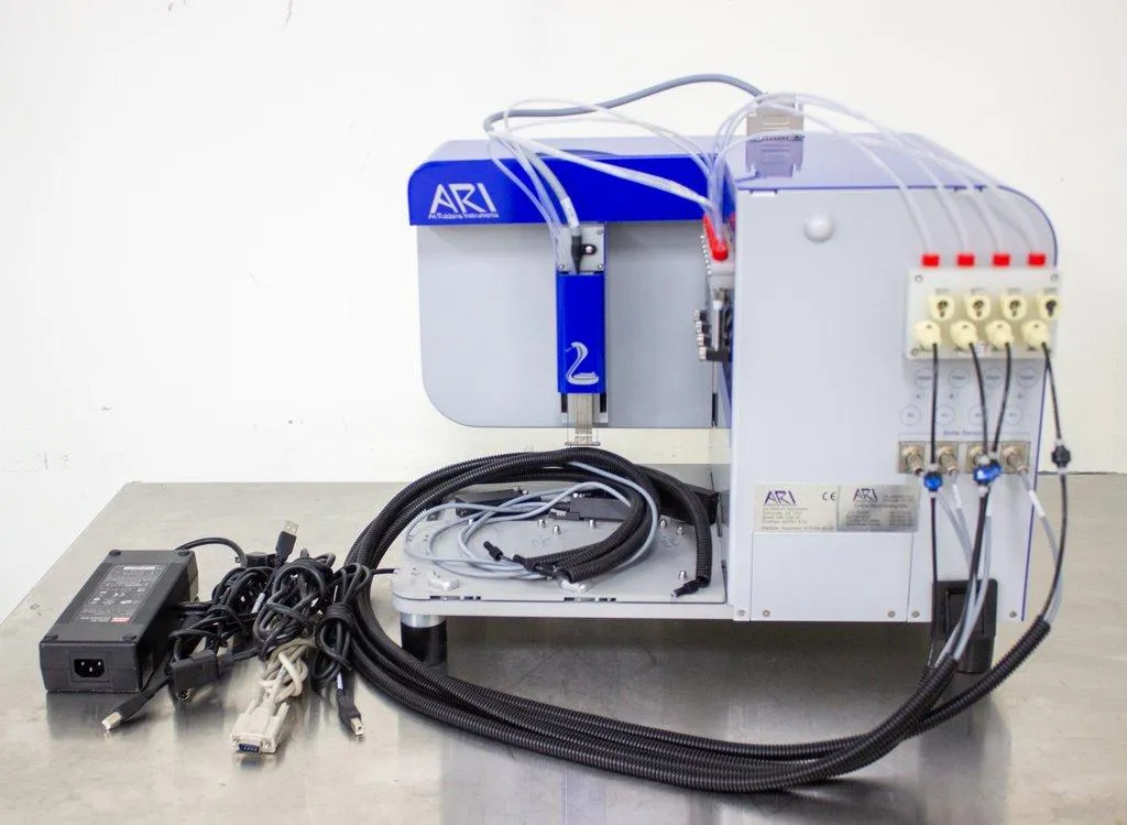 ARI Cobra Automated Liquid Handler Nano Dispenser 1 & 4 Channel Versions Dynamic Range 300nL to 5uL