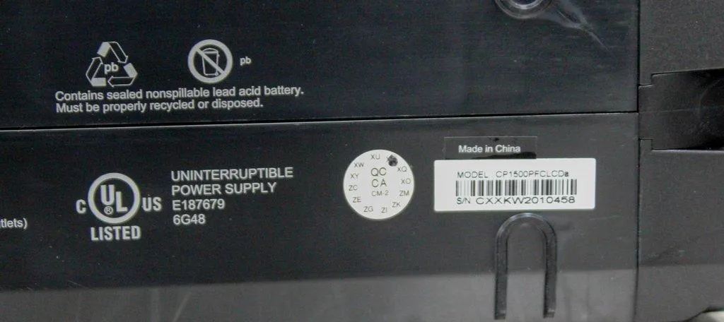 CyberPower CP1500PFCLCDa Battery Backup