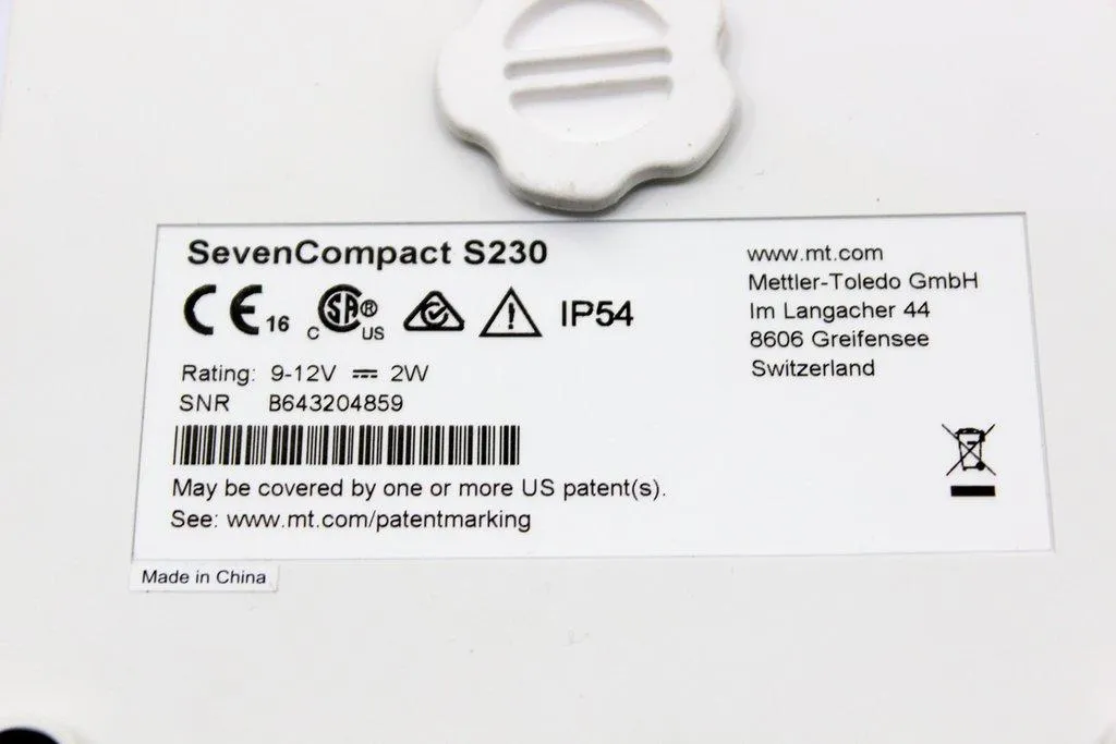 Mettler-Toledo Seven Compact S230 Laboratory pH Meter