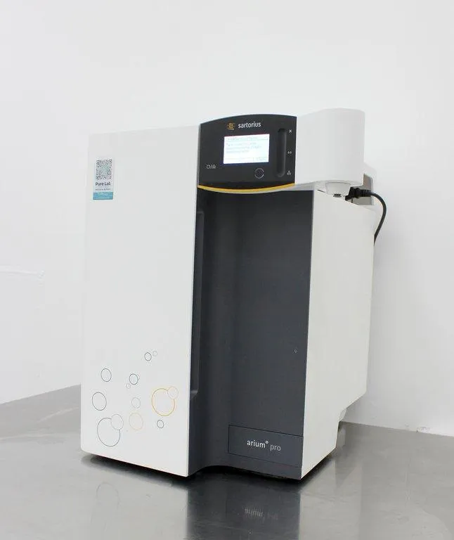 Sartorius Arium Pro UV Ultrapure Water Purification System Wall Mount H20PRO-VF-B 38305628