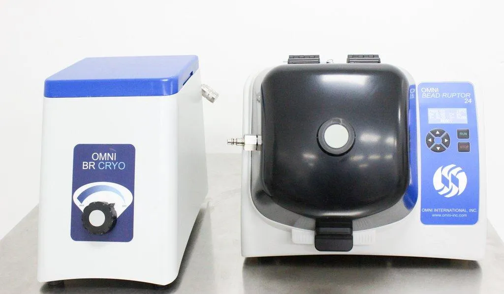 OMNI Bead Ruptor 24 with BR Cryo Cooling Unit