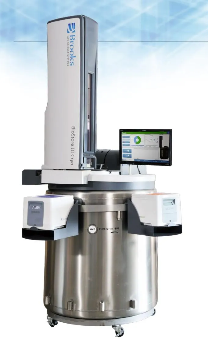 MVE BioStore III Cryo LN2 Automated Storage System -190C Freezer 252 Cryoboxes