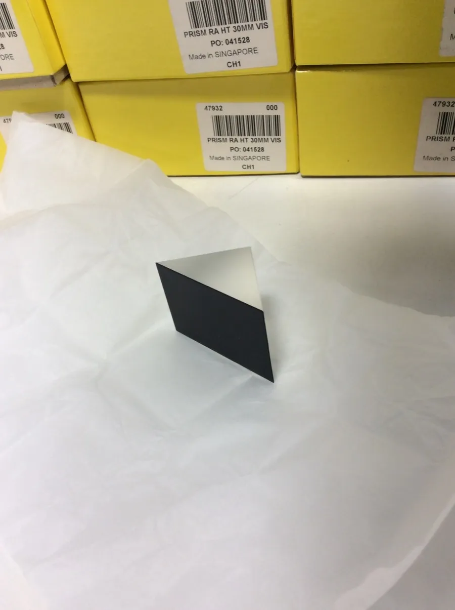 Edmund Optics Prism RA HT 30MM VIS Stock No 47-932