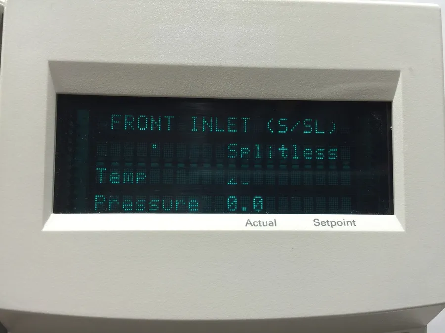 Hewlett Packard HP 6890 GC System with 6890 Injector, 5973 Mass Selective Detector, and Edwards Vacuum Pump