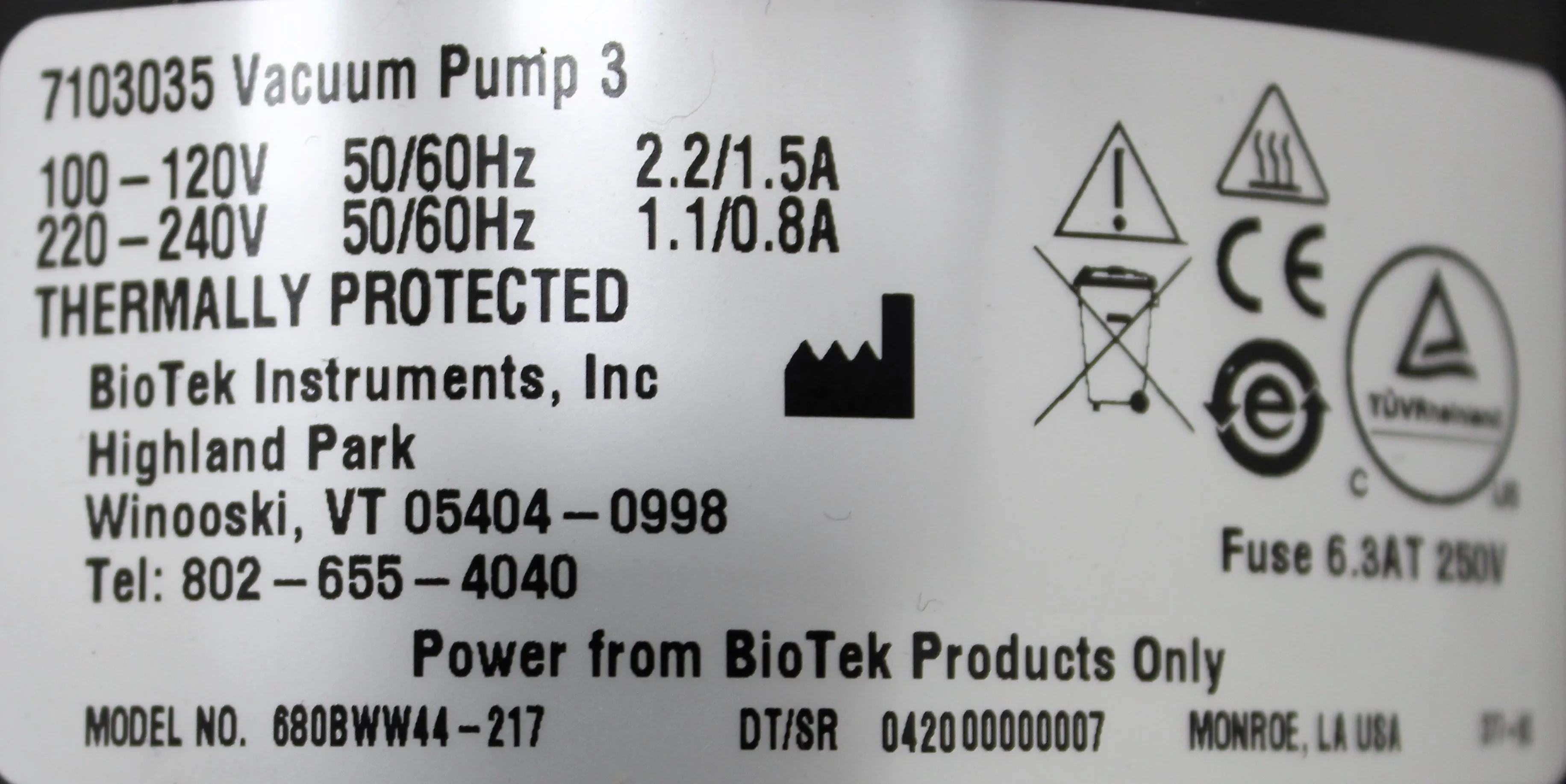 BioTek EL406 Microplate Washer Dispenser 406PSUB1 w/ BioStack, VAC/Direct Waste System and Accessories