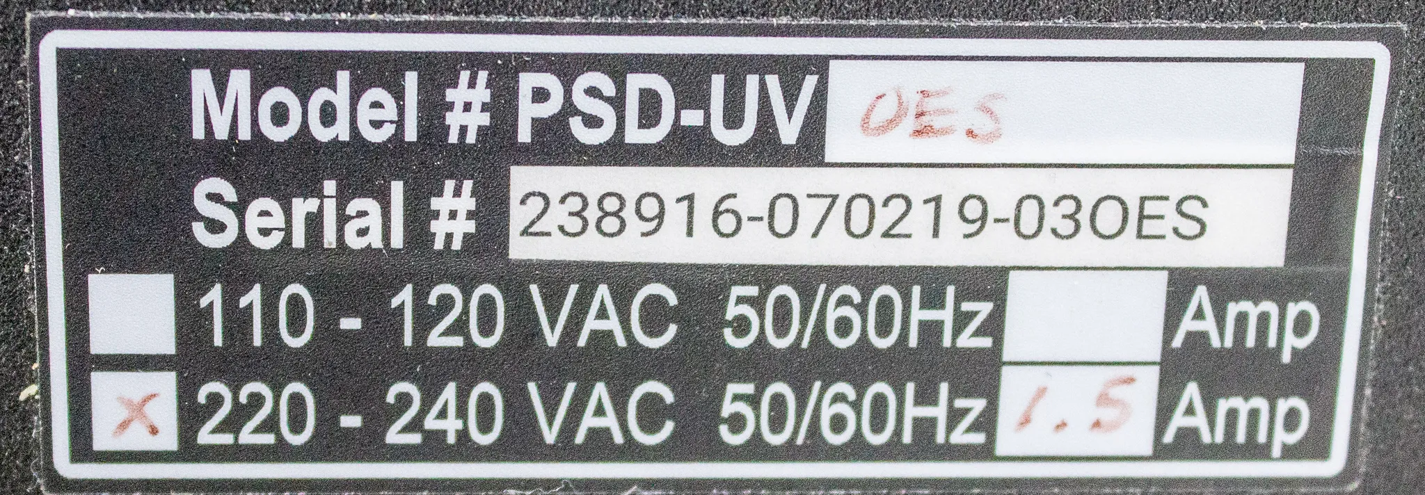 Novascan PSD Pro Series DIgital UV Ozone System w/ OES-1000D Ozone Elimination System
