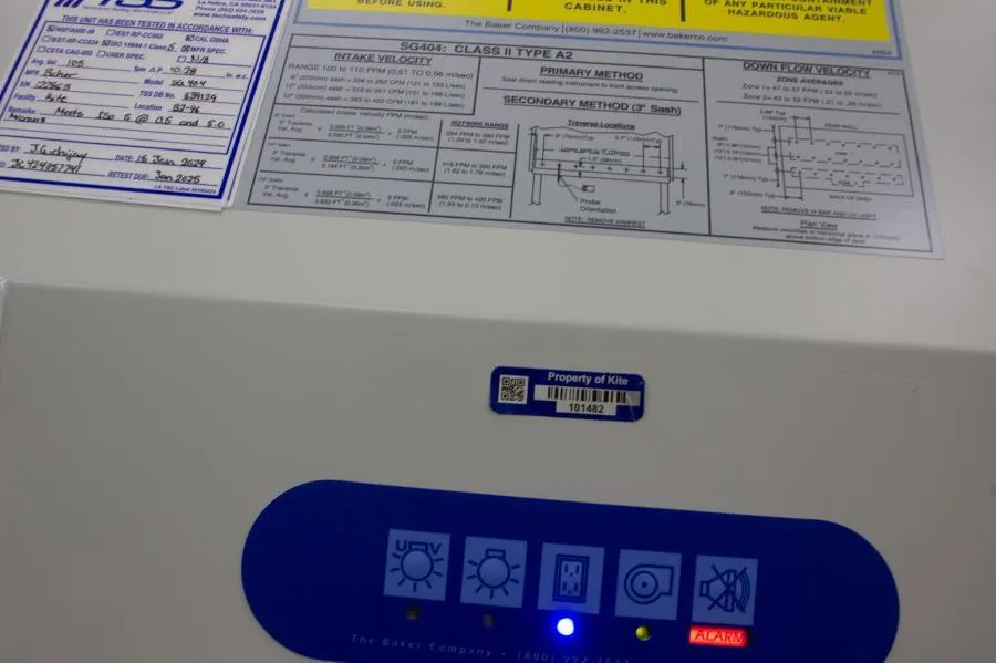 Baker SterilGARD e3 Class II Type A2 Biological Safety Cabinet SG404