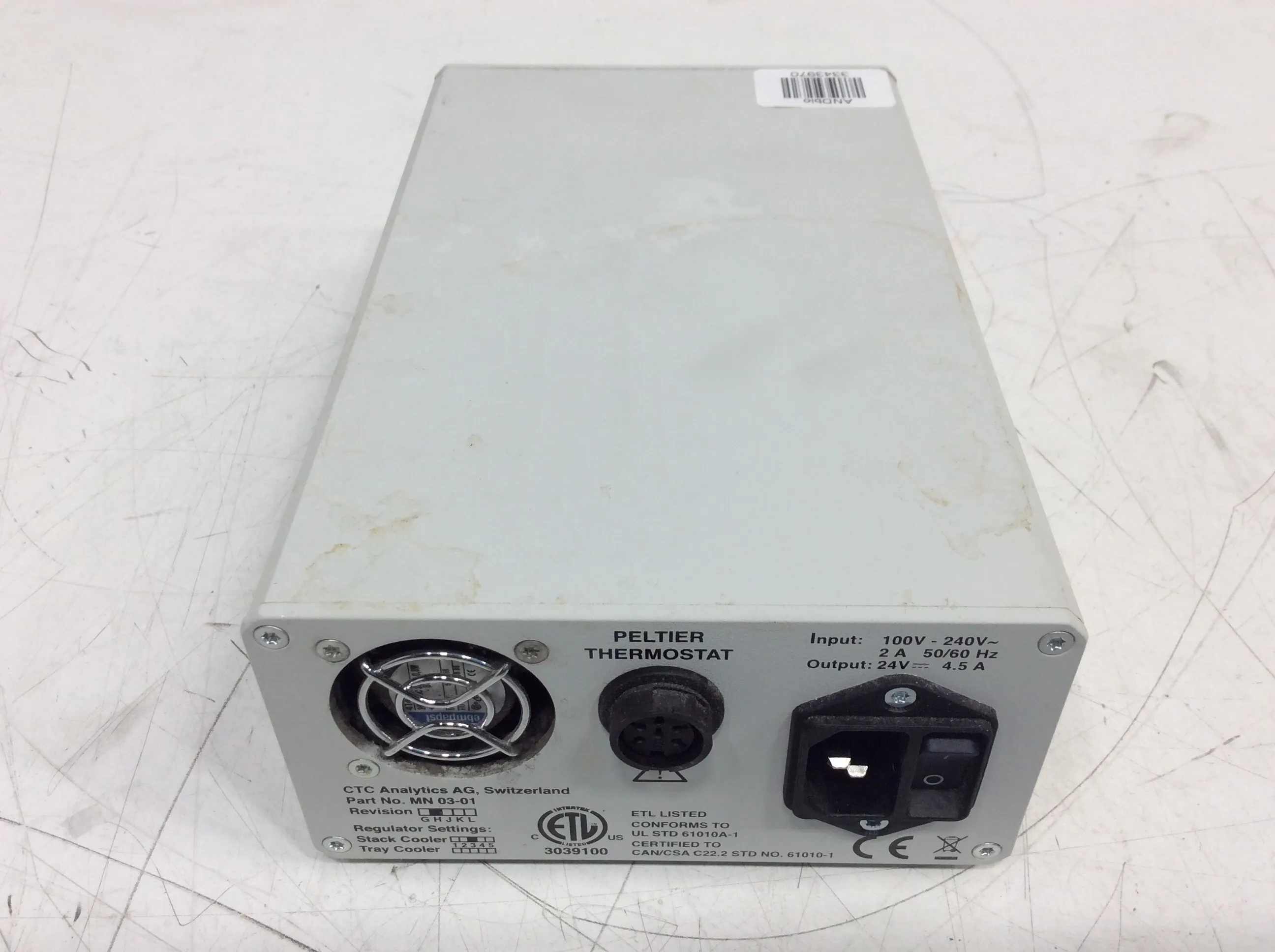 CTC-Analytics AG MN 03-01 Peltier Thermostat Power Supply