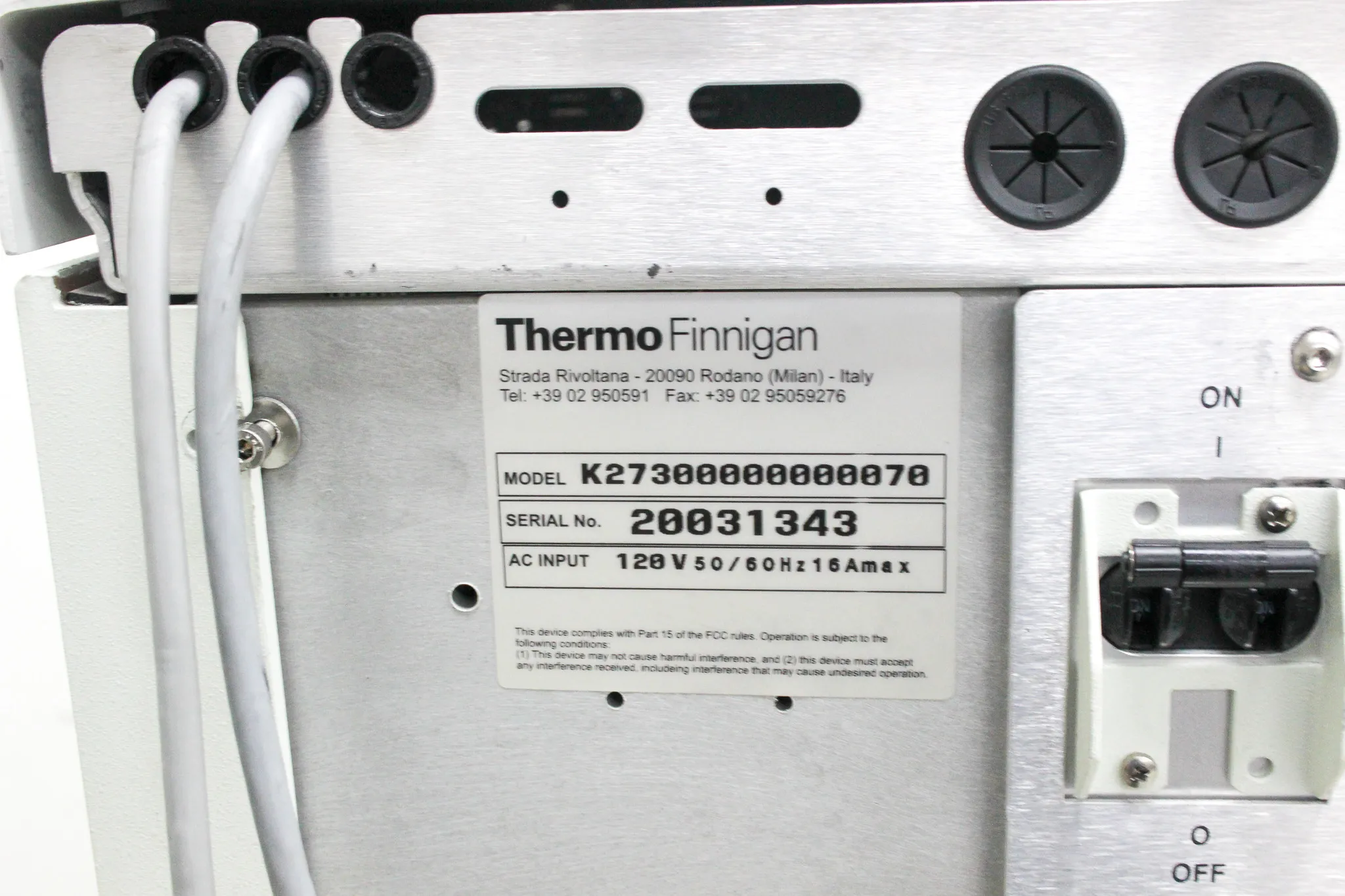 Thermo Finnigan TraceGC Ultra Gas Chromatograph K27300000000070