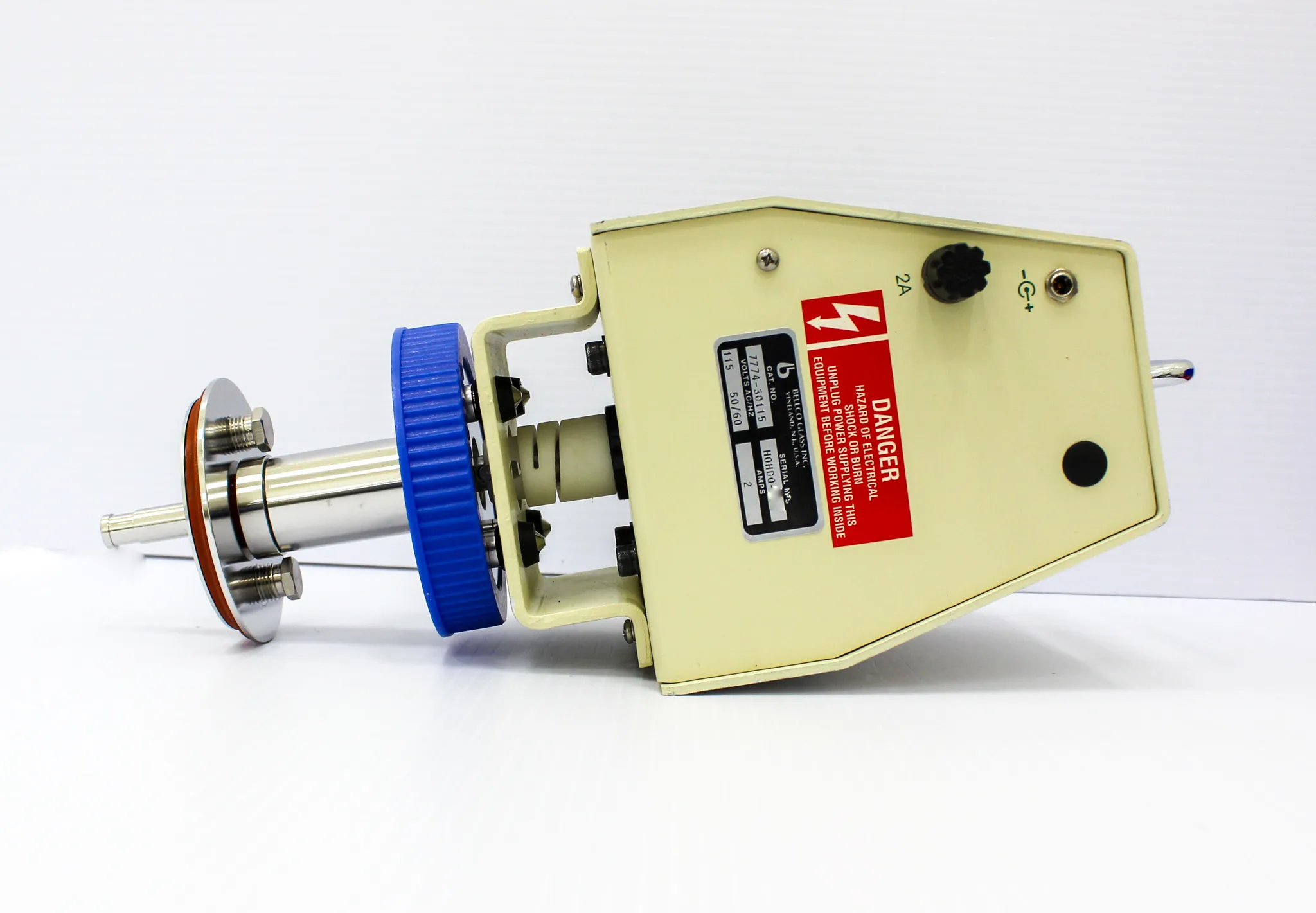 Bellco Glass Digital Display High Torque Overhead Drive 7774-30115 - 115v Digital Over Head Drive