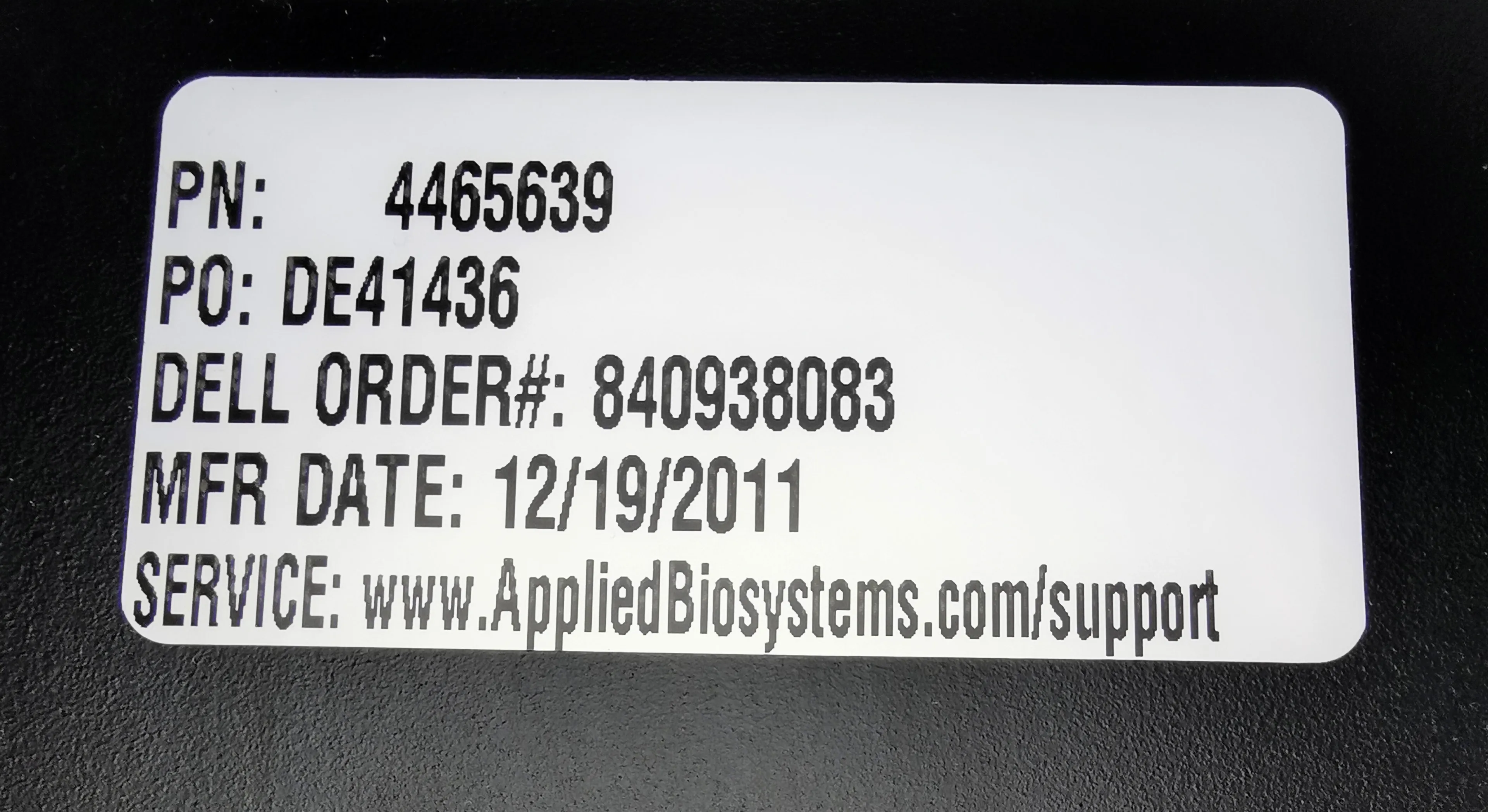 Applied Biosystem 7500 Fast Real-Time PCR System #4357362