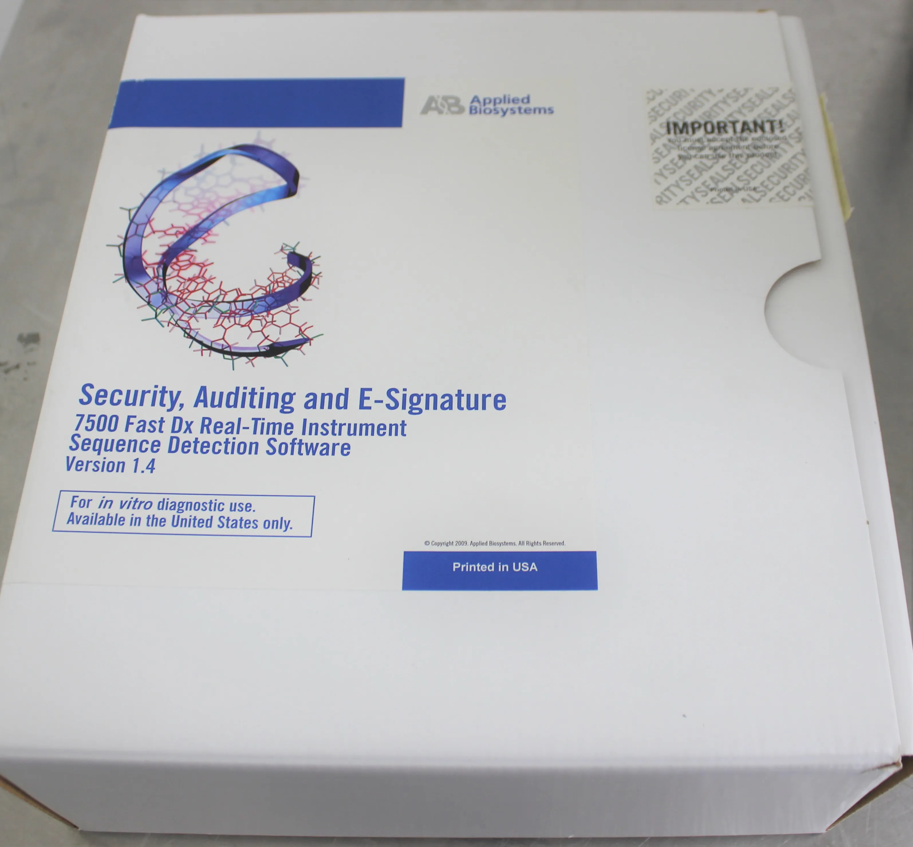 Applied Biosystems 7500 Fast Dx Real-Time PCR Instrument with SDS Software