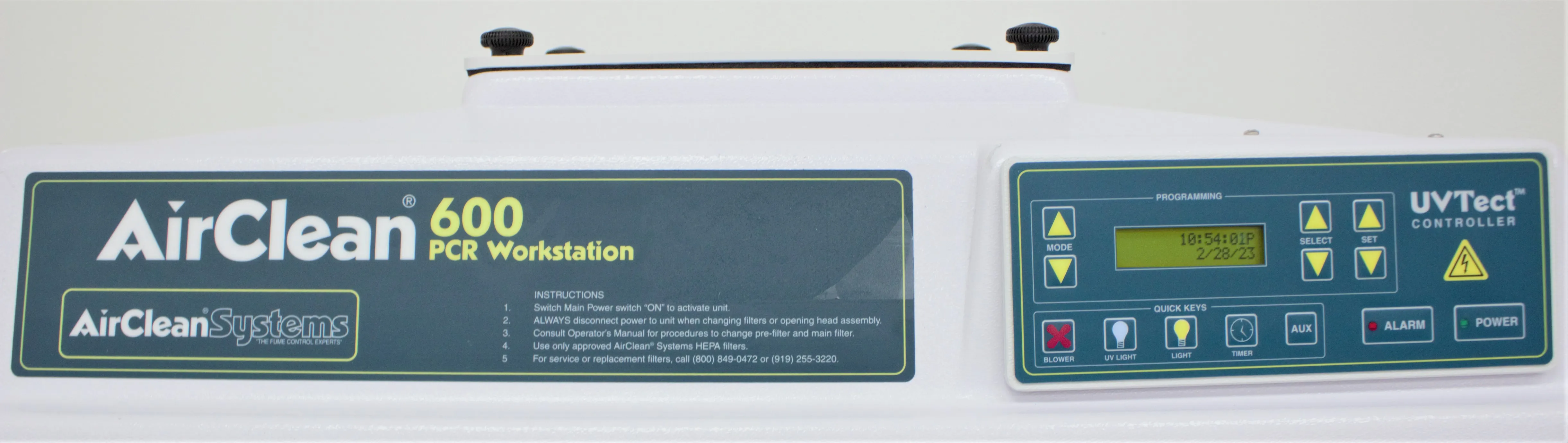 Air Clean Systems 600 PCR Workstation Fume Hood