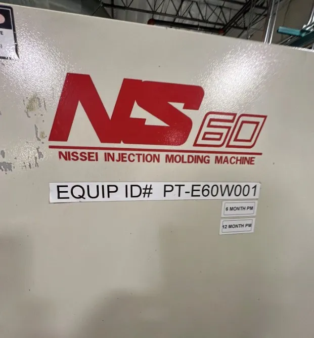 NISSEI Plastic Injection Machine Model NS60-9A