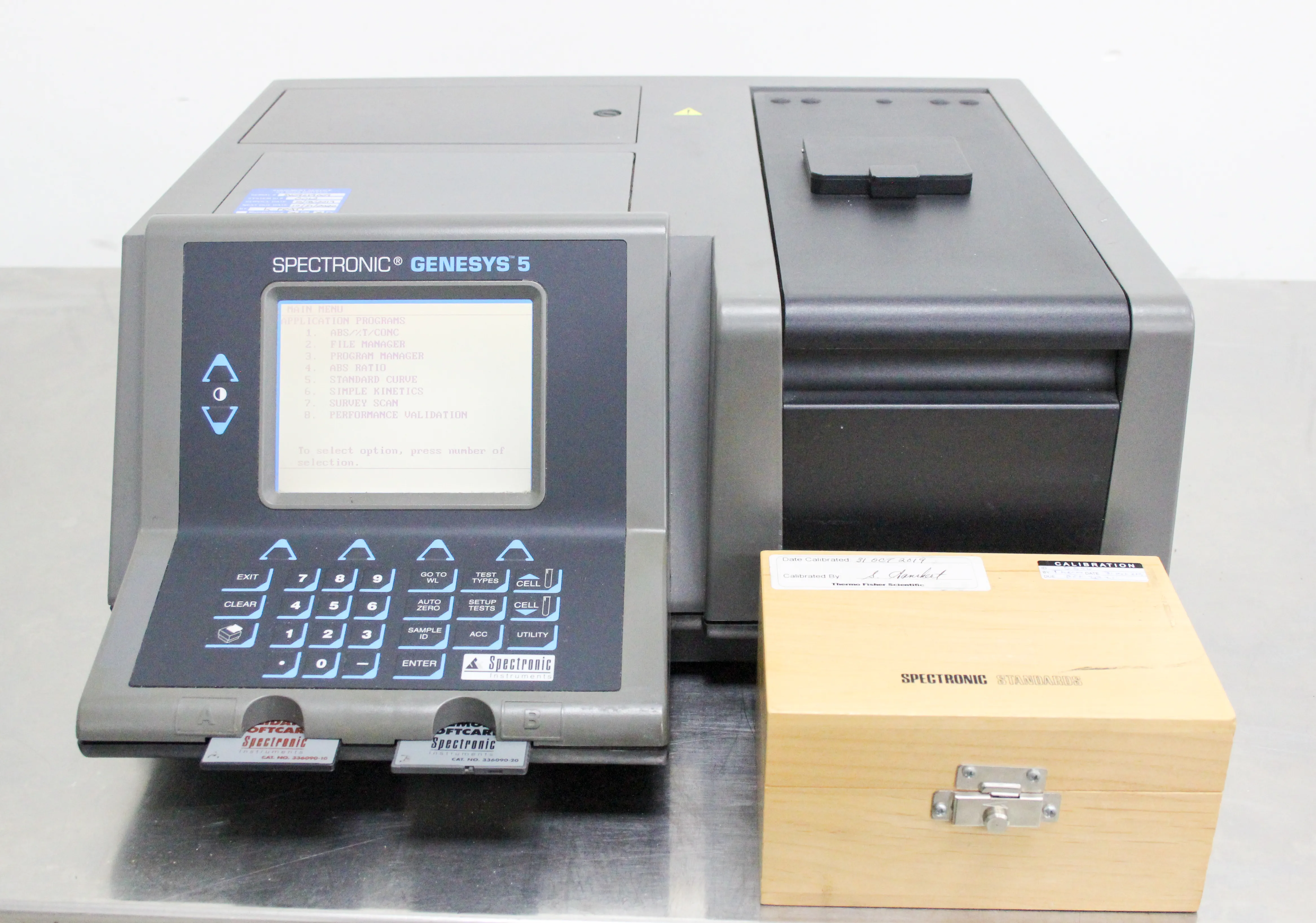 Spectronic Genesys 5 UV/Visible Spectrophotometer CAT# 336001