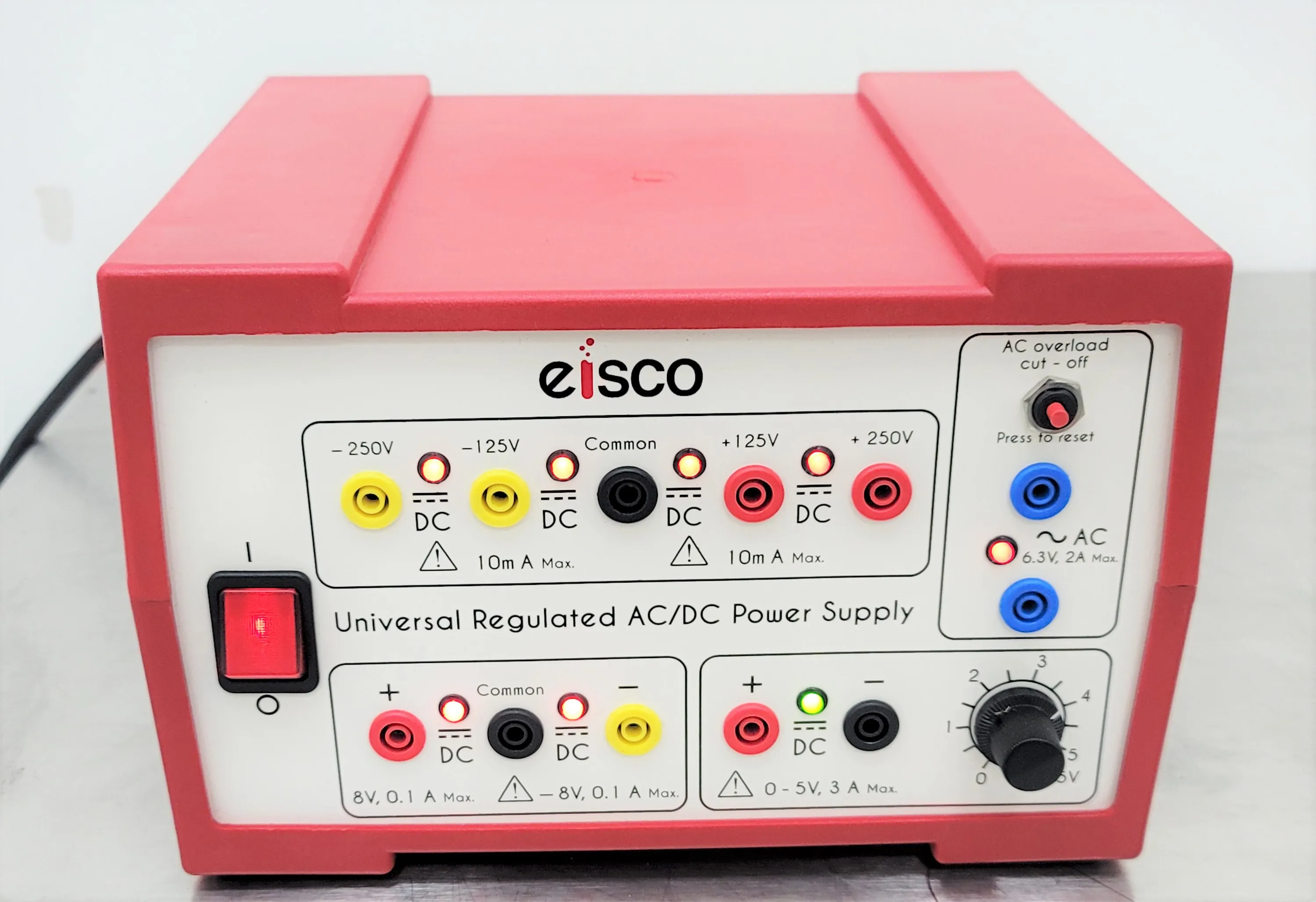 Eisco Universal Regulated AC/DC Power Supply ESR-UV 1339 - Used Power Supply Unit