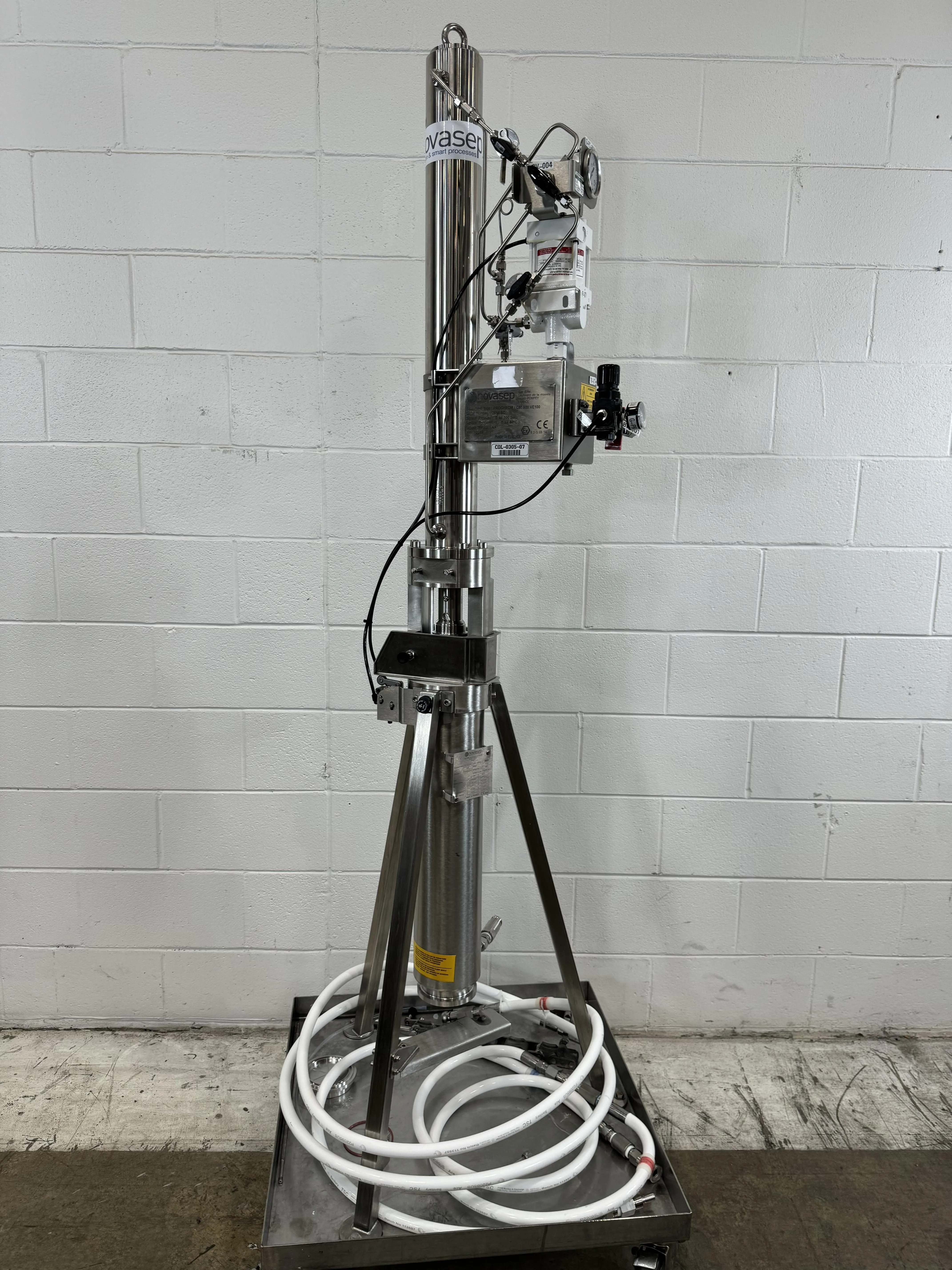 Novasep ProChrom LC80.600.VE100 Dynamic Axial Compression Column