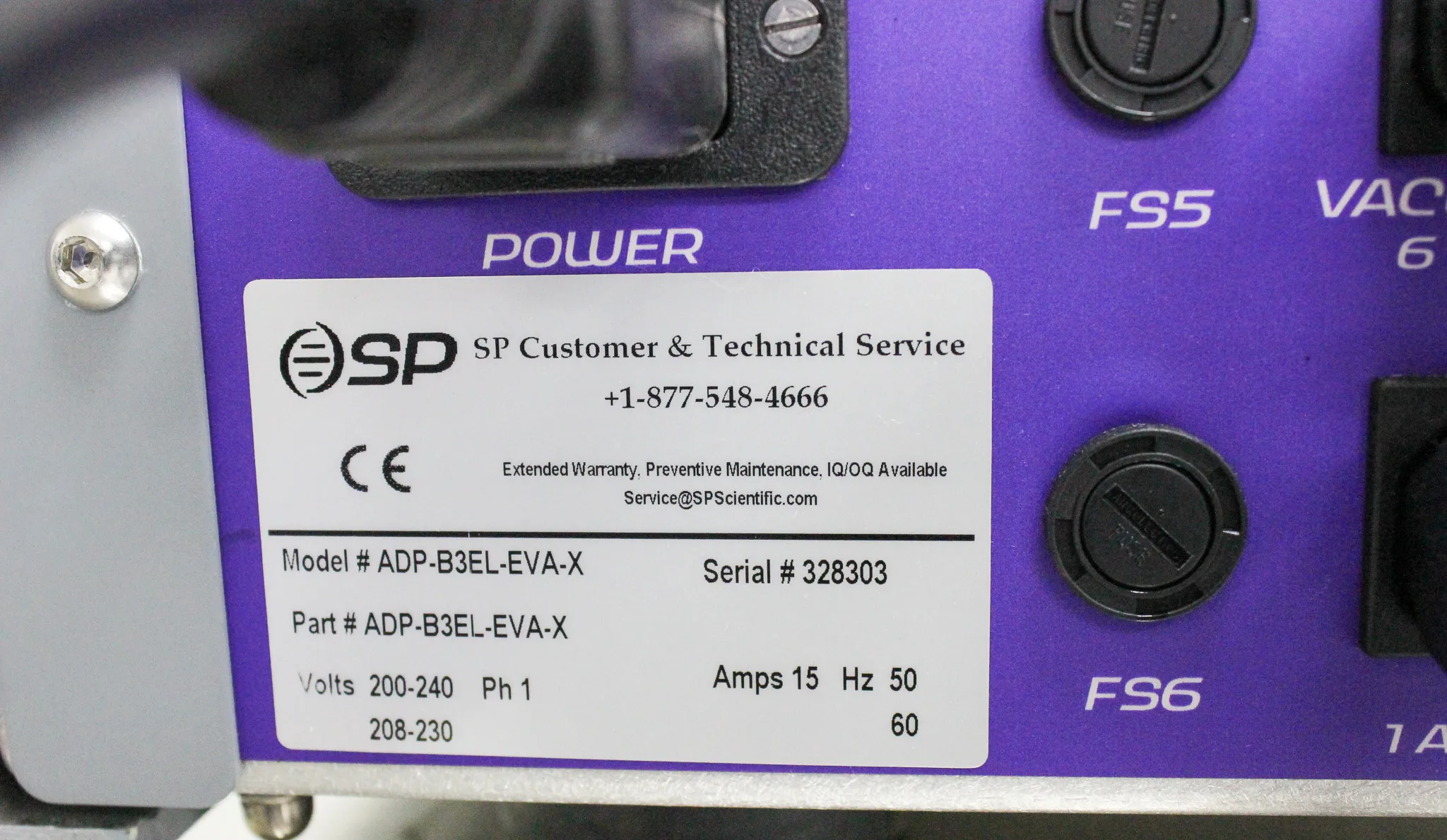 SP Scientific ADP-B3EL-EVA-X & VP-100X Lyophilizer / Freeze Dryer