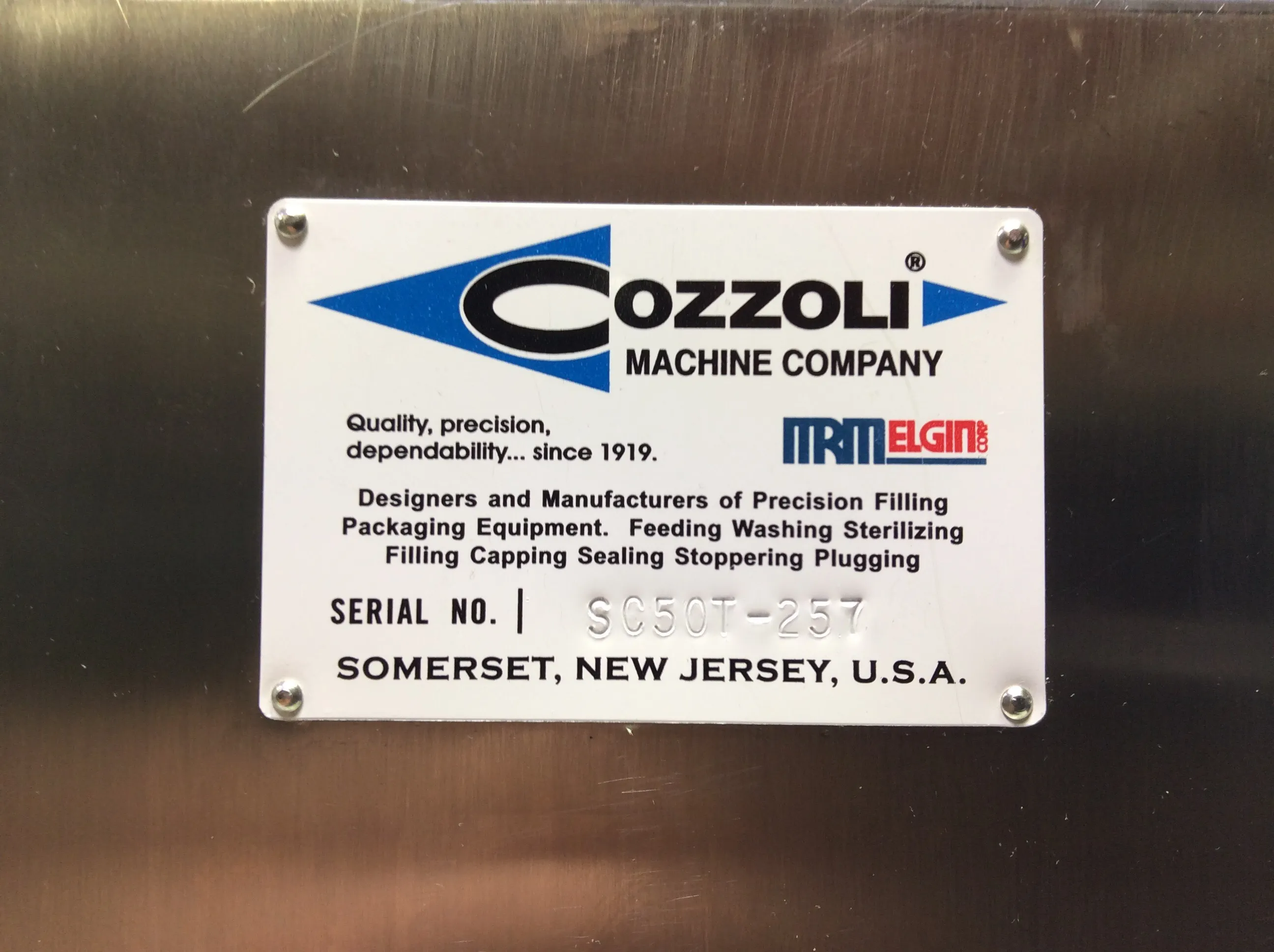 Cozzoli Machine Company SC50T Lab Tabletop Screw Capper