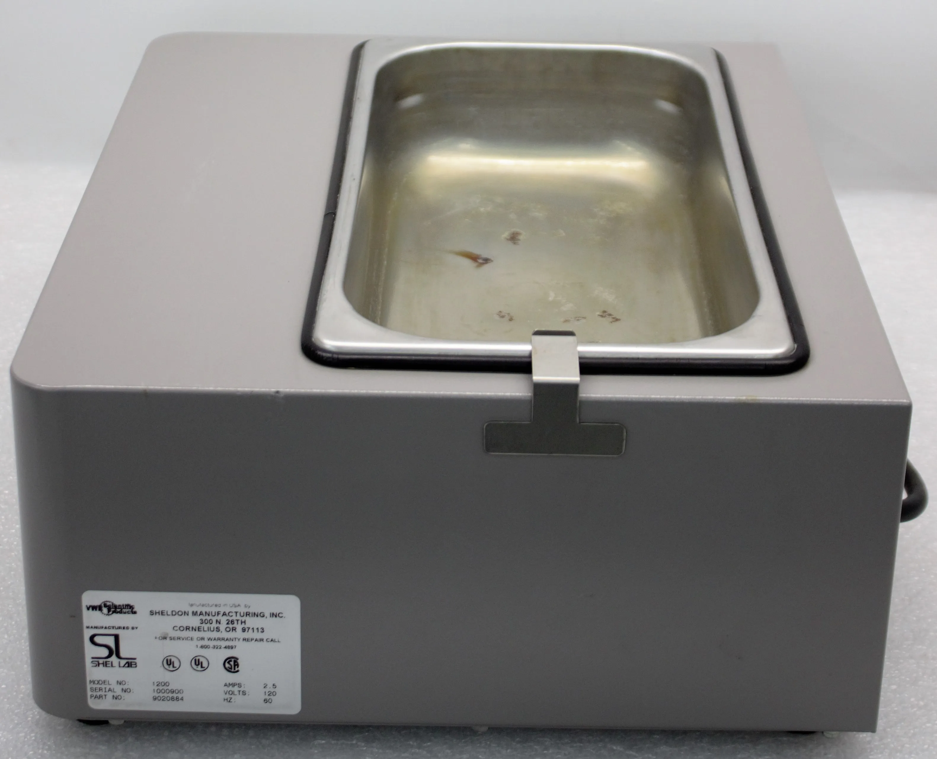 VWR Shel Labs Water Bath Model 1200