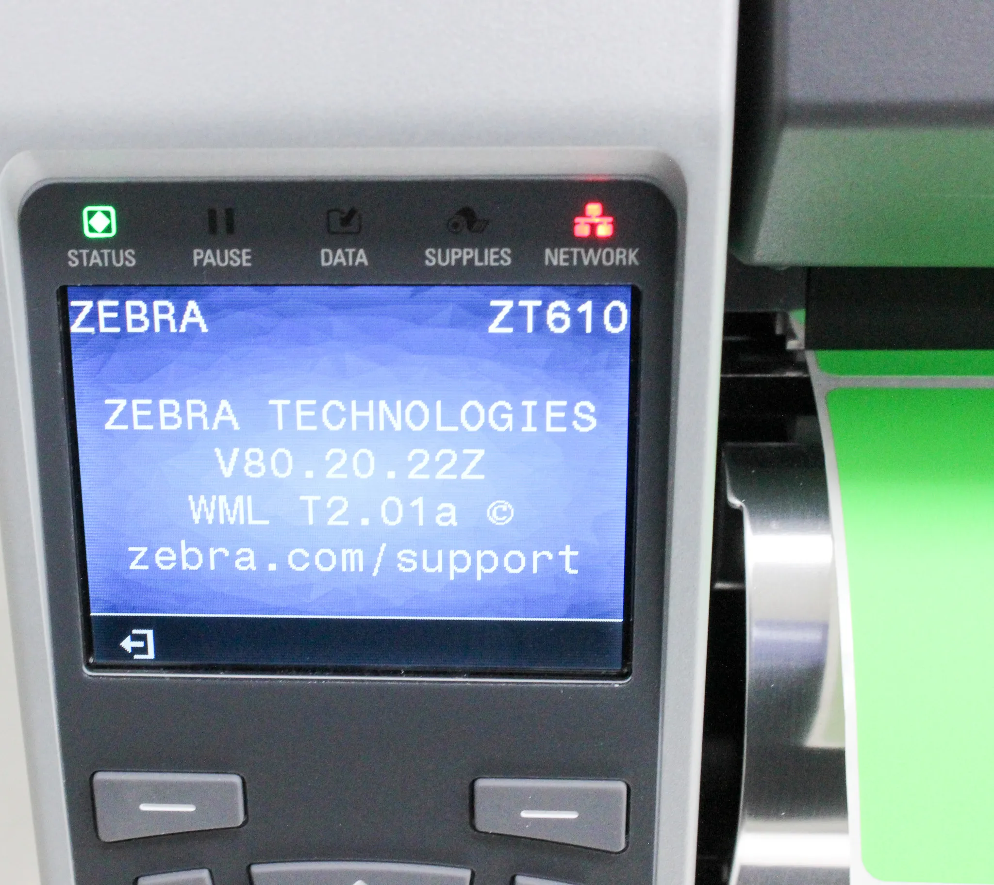 Zebra ZT610 Series Industrial Label Printer Model ZT61046-T210100Z