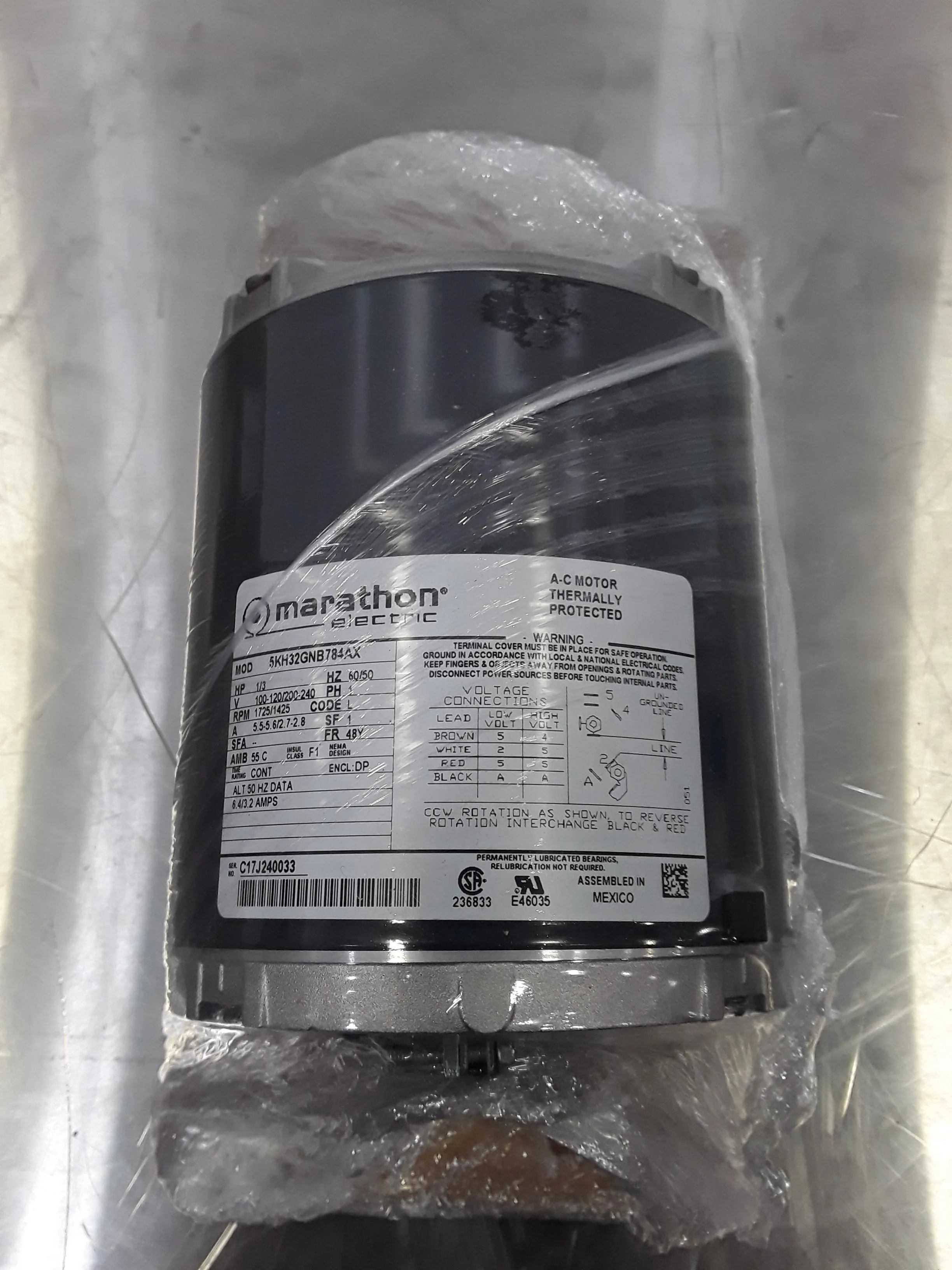 Marathon Motor 5KH32GNB784AX Pump