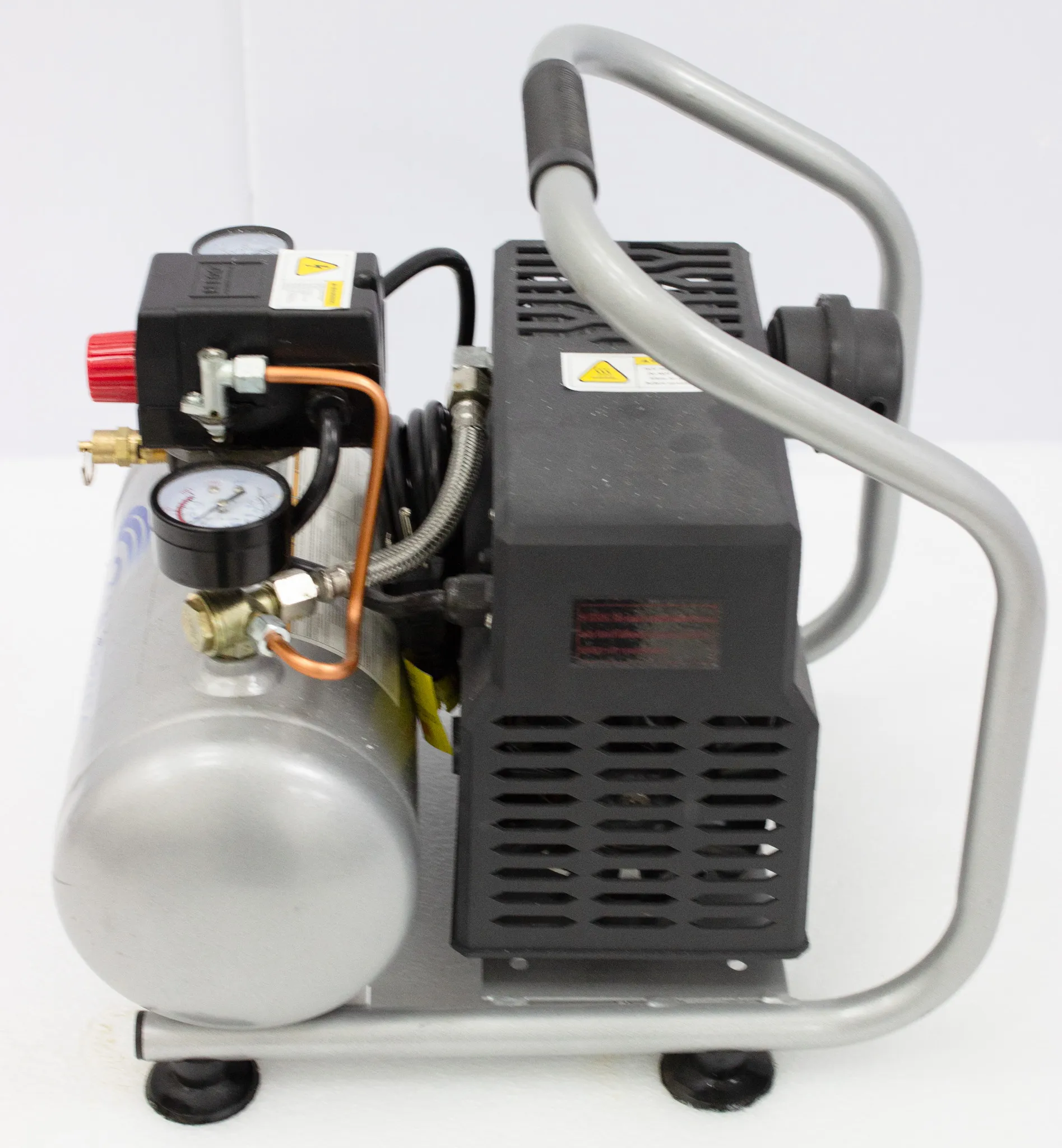 California Air Light and Quiet 1 Gal. 0.6 Hp 115 PSI Steel Tank Electric Portable Air Compressor 1P1060S