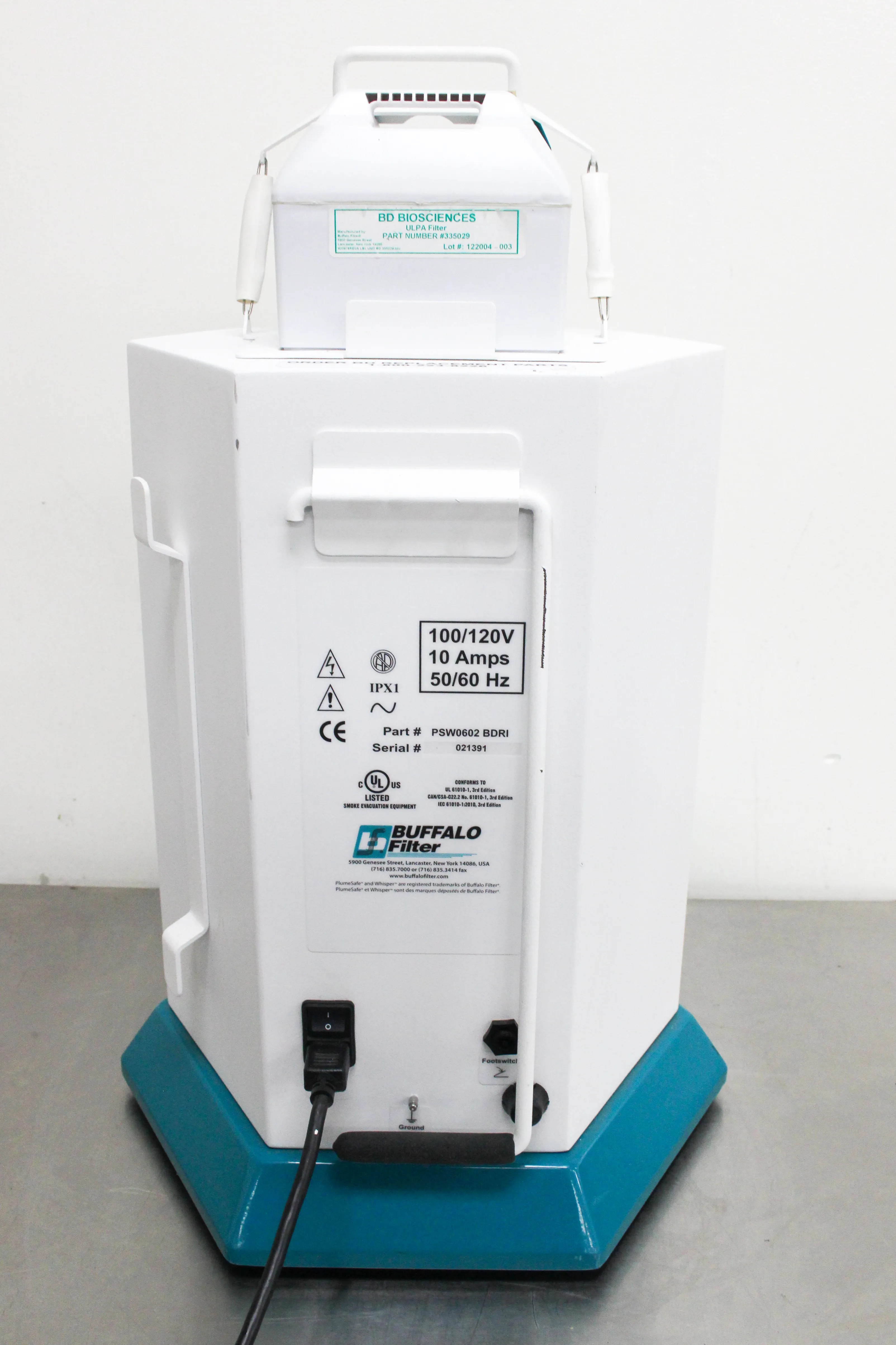 Buffalo Filter Aerosol Evacuation System