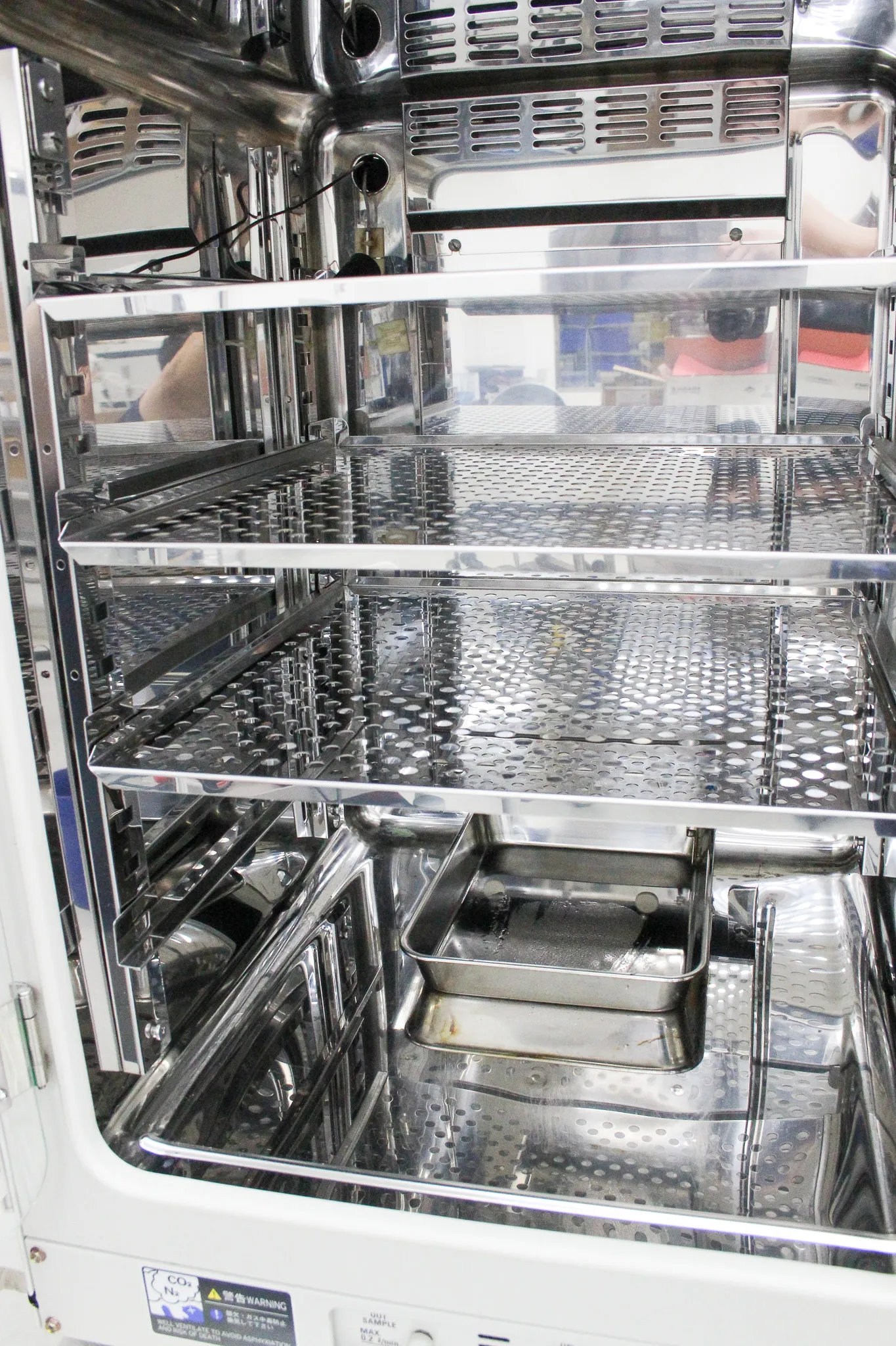 Sanyo MCO-18AIC CO2 Incubator 170L 5-50C Infrared Sensor Stainless Steel