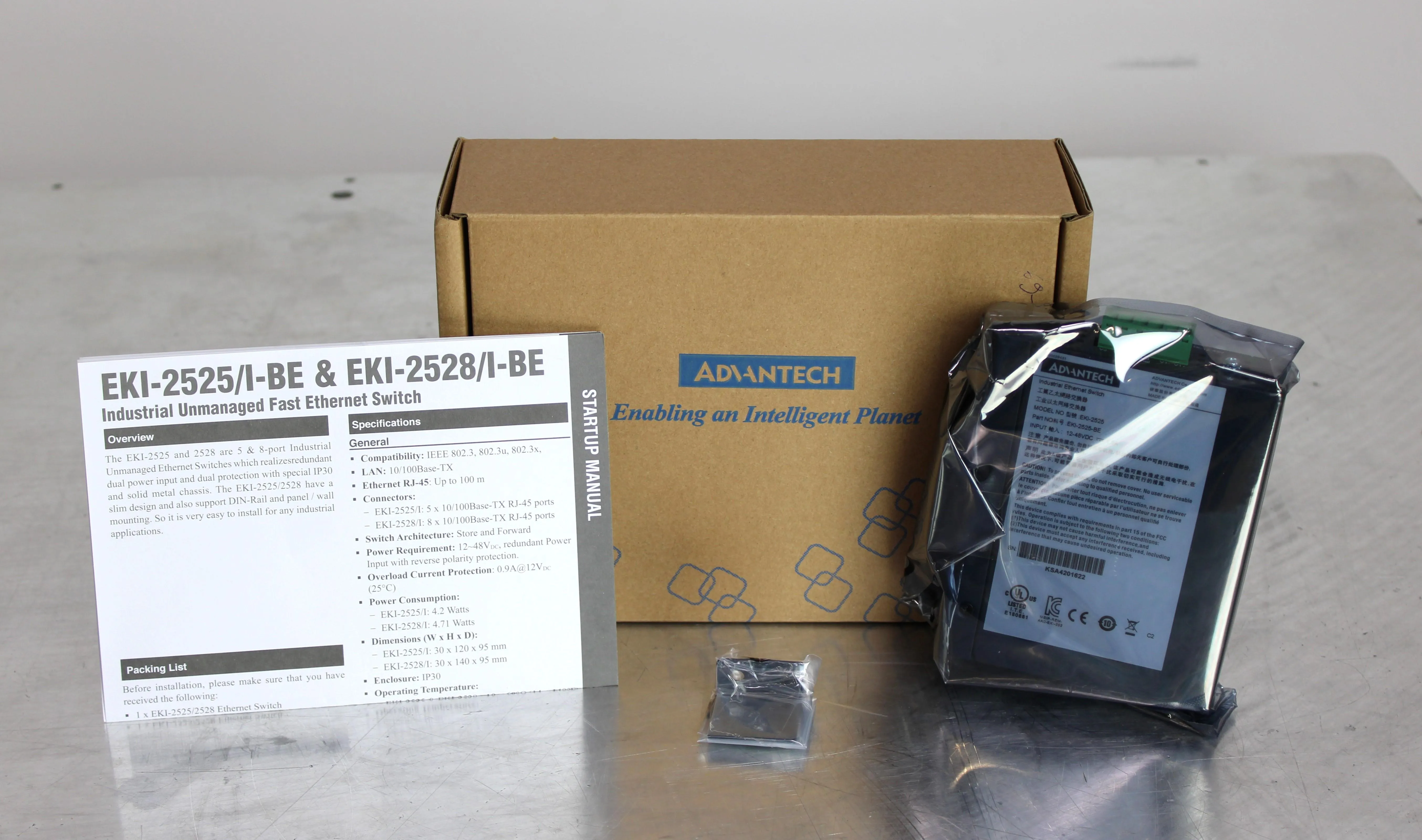 Thermo EKI-2525-BE 5-Port Ethernet 10/100Mbps Industrial Switch